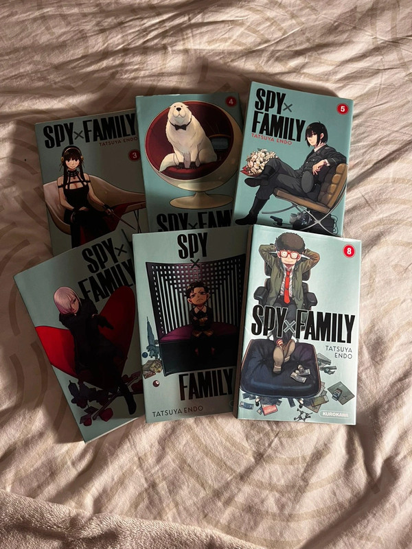 Spy x Family tom 3 à tom 8