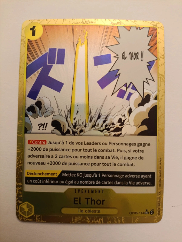 Gold Rare* DON!! PRB01 Fr El Thor