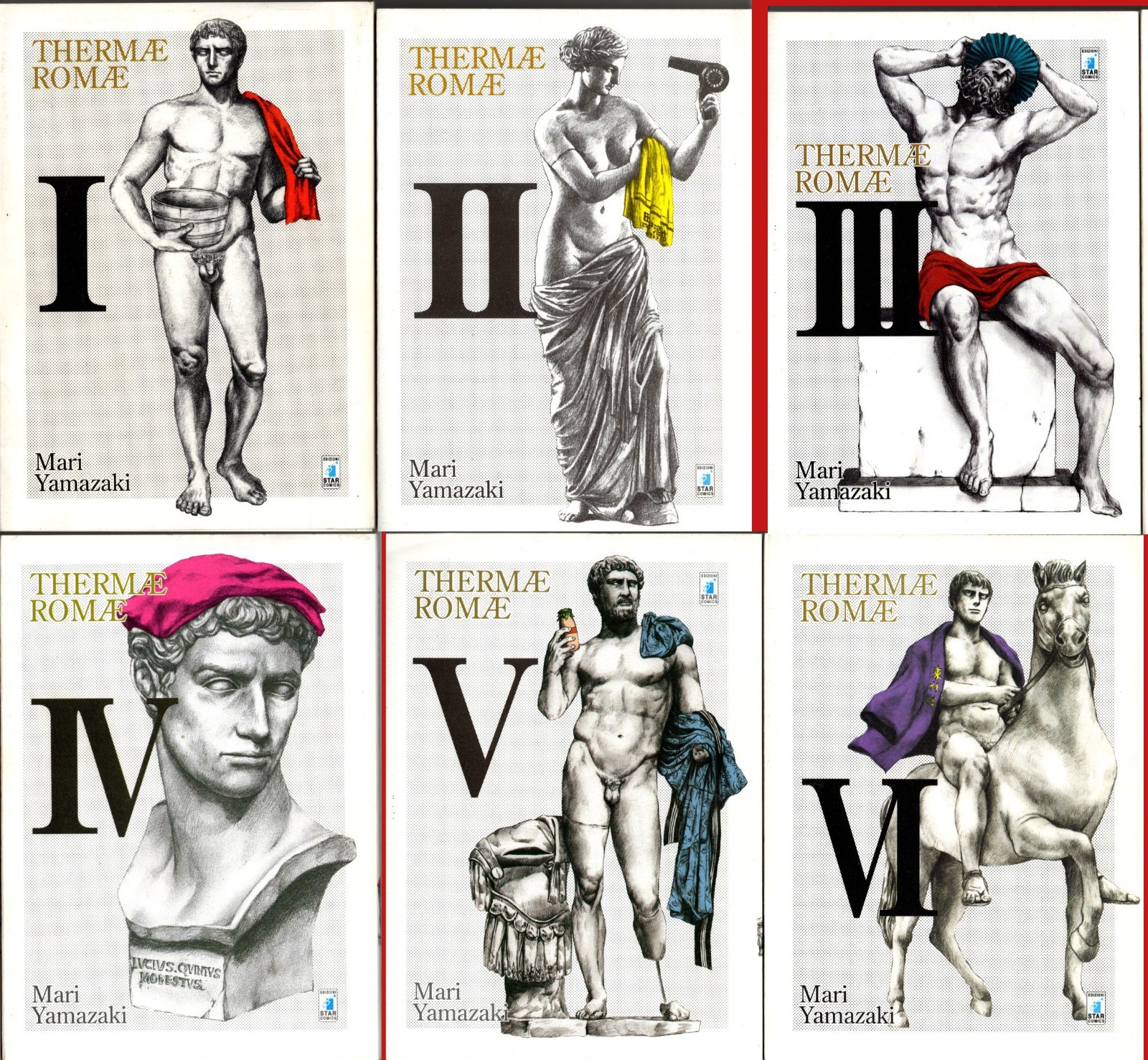 Thermae Romae 1-6 COMPLETA MANGA Star comics