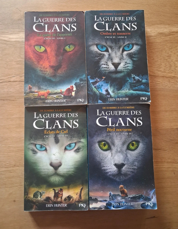Guerre des clans cycle 6, tomes 1, 2, 3 et 4