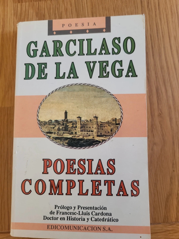 Poesias completas de Garcilaso de la Vega