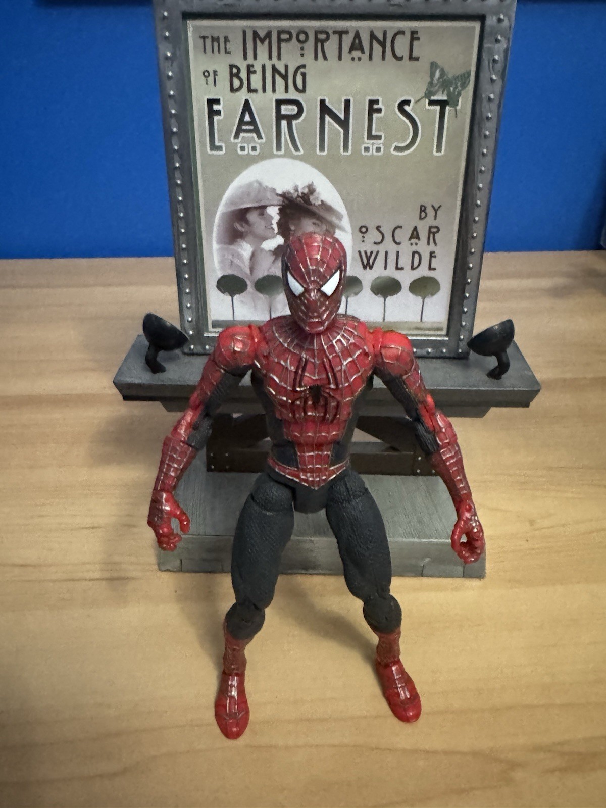ToyBiz Spider-Man 2 Personaggio Super Poseable con Base Espositore Magnetica