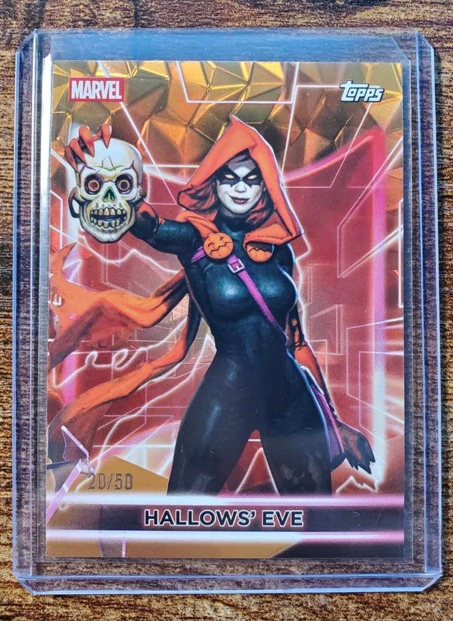 2026 Topps Neon Marvel Hallows' Eve ORO Diamonte Foil #194 #d/50