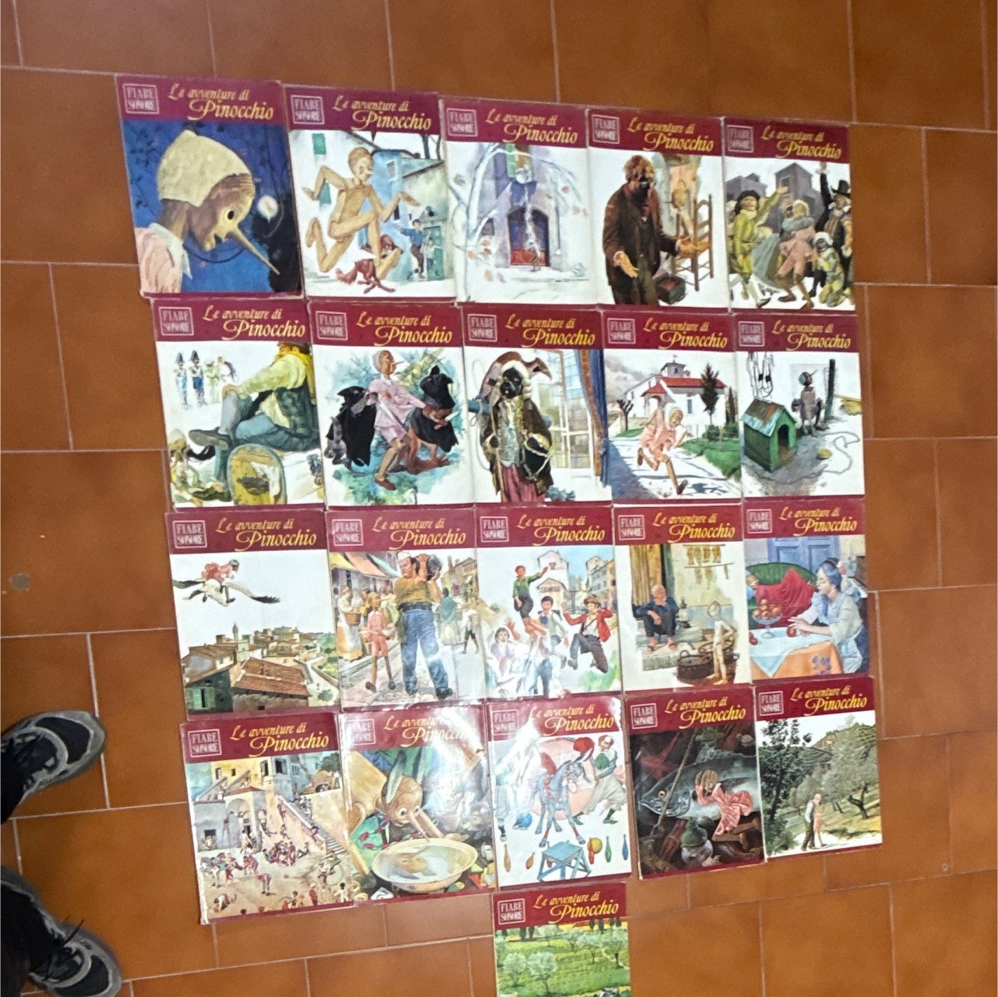Le avventure di Pinocchio lotto con cd in vinile completo, 1966 FABBRI EDITORI.