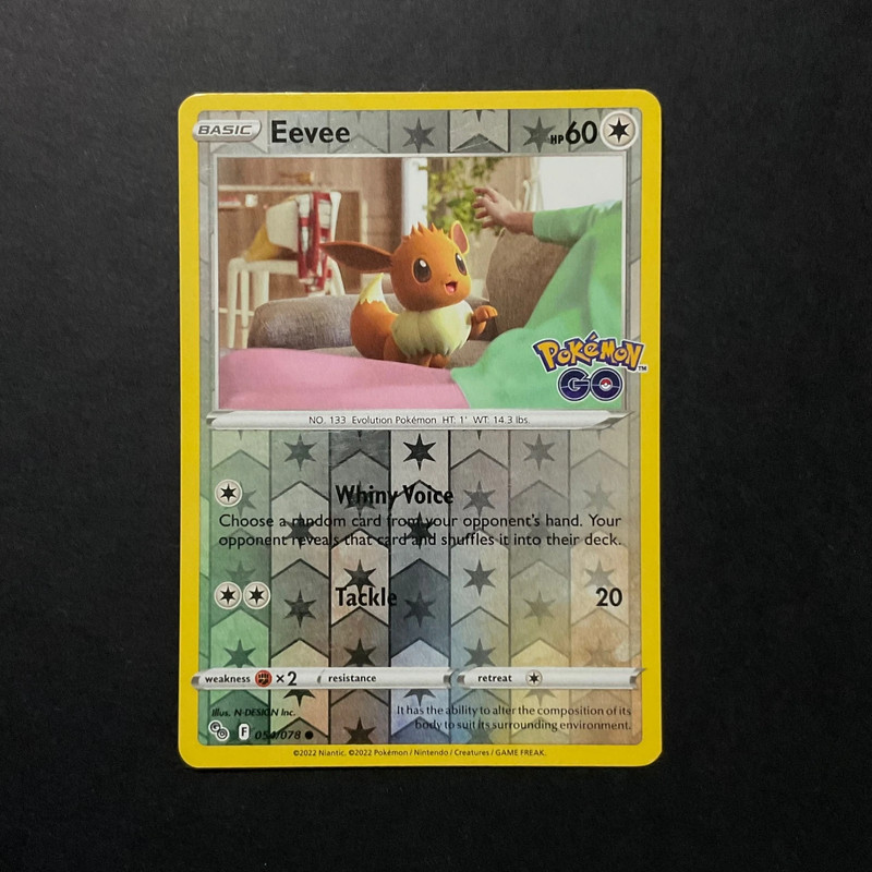 Eevee - PGO 54/78 - Pokemon Go - ita - reverse