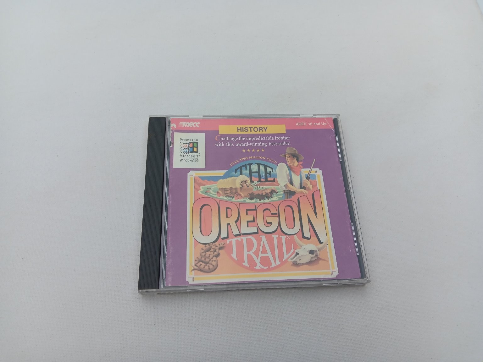 MECC The Oregon Trail CD-ROM 1995 Windows 95 Macintosh Educational Game