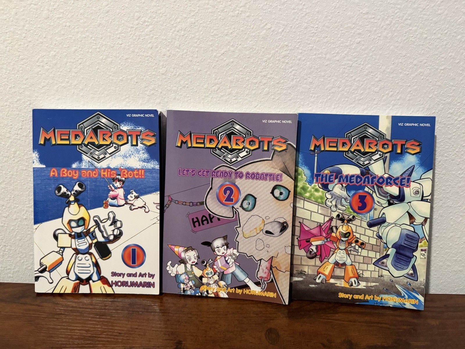 Medabots manga volume 1-3