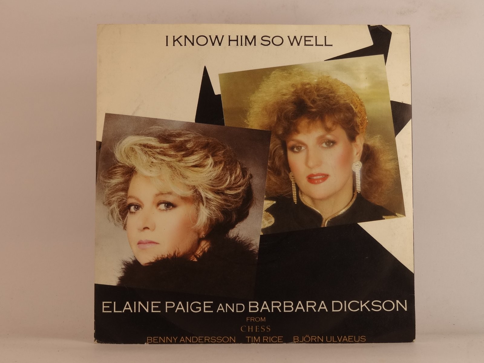 ELAINE PAIGE AND BARBARA DICKSON I KNOW HIM SO WELL (103) 2 Track 7" Single incl