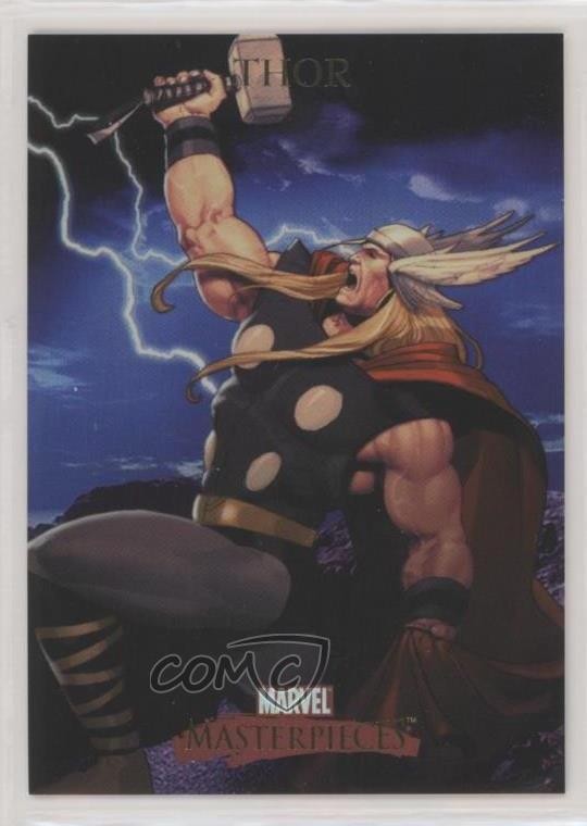 2007 Upper Deck Fleer Marvel Masterpieces Fleer Foil Thor #86 0mt4