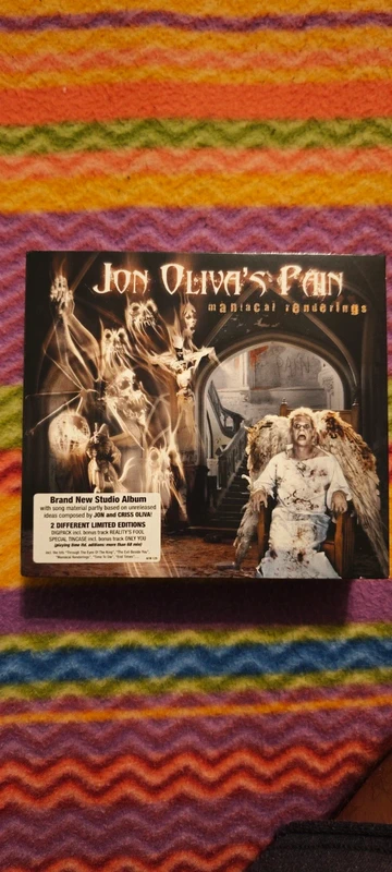 Jon Oliva's Pain Maniacal Renderings CD limited edition digipack