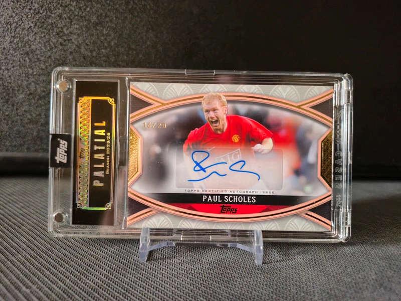 Paul Scholes Topps Palatial Manchester United Auto /15