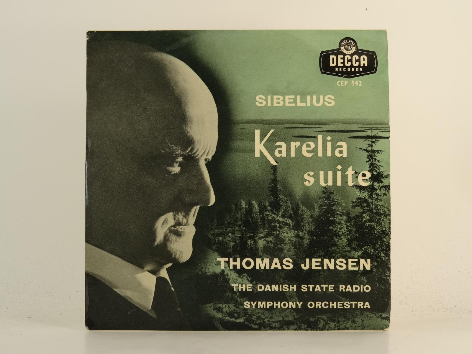 THOMAS JENSEN KARELIA SUITE OP. 11 (78) 3 Track 7" Single including Picture Slee