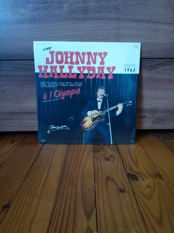 Vinyle 33T Johnny Hallyday - Live Johnny à l'Olympia 1962