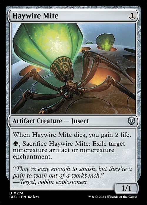 Haywire Mite ~ Commander: Bloomburrow [ NM ] [ Magic MTG ]