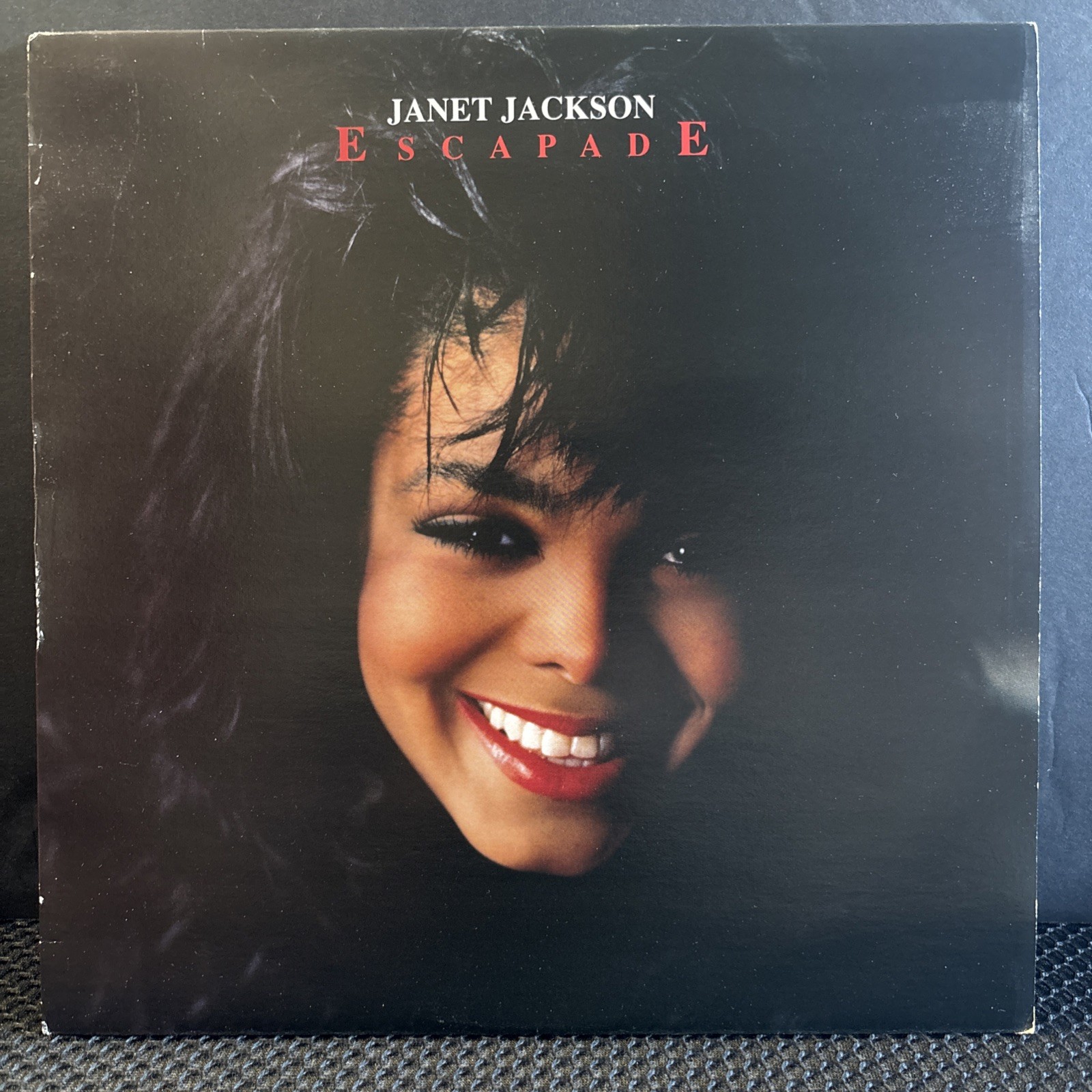 JANET JACKSON - ESCAPADE 12" P/S MAXI SINGLE A&M SP-12352 TRANSLUCENT - EX/EX