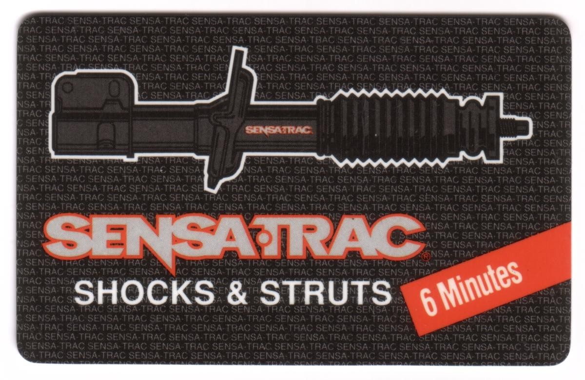 6m No Logo 'Monroe' SensaTrac Shocks & Struts USED (Scratches) Phone Card