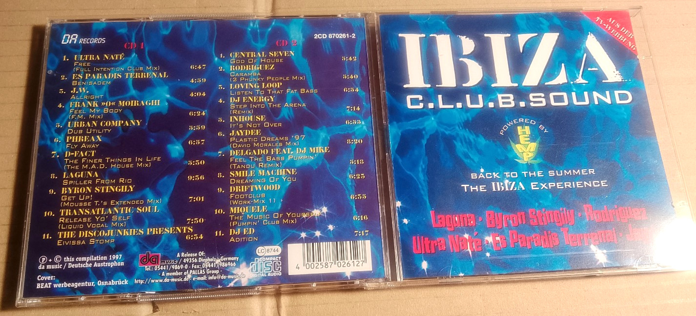 Various – Ibiza C.L.U.B.Sound       -2  CD   - (JGD4118)