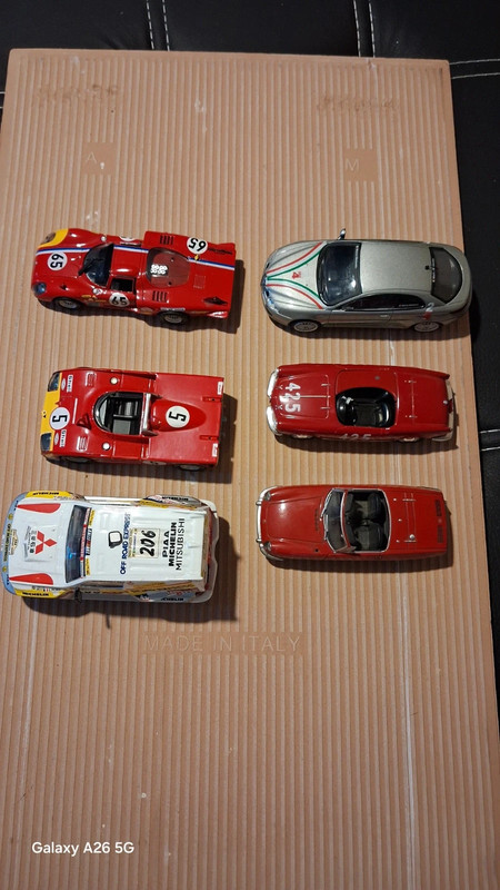 6 modellini Difettati 1/43