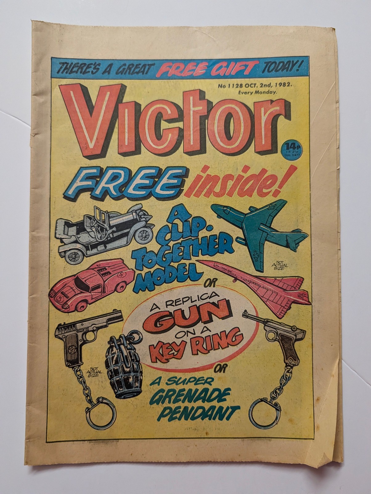 The Victor Comic, No 1128, October 2nd 1982.