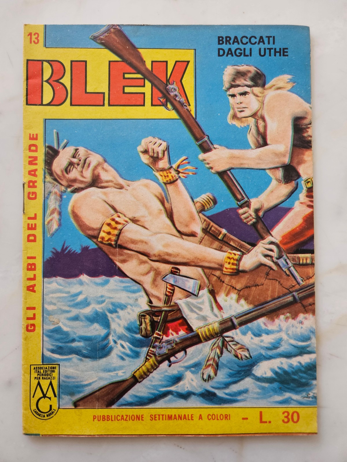 71) ALBI DEL GRANDE BLEK  n.   13   -  ed. Dardo 1963 -   edicola