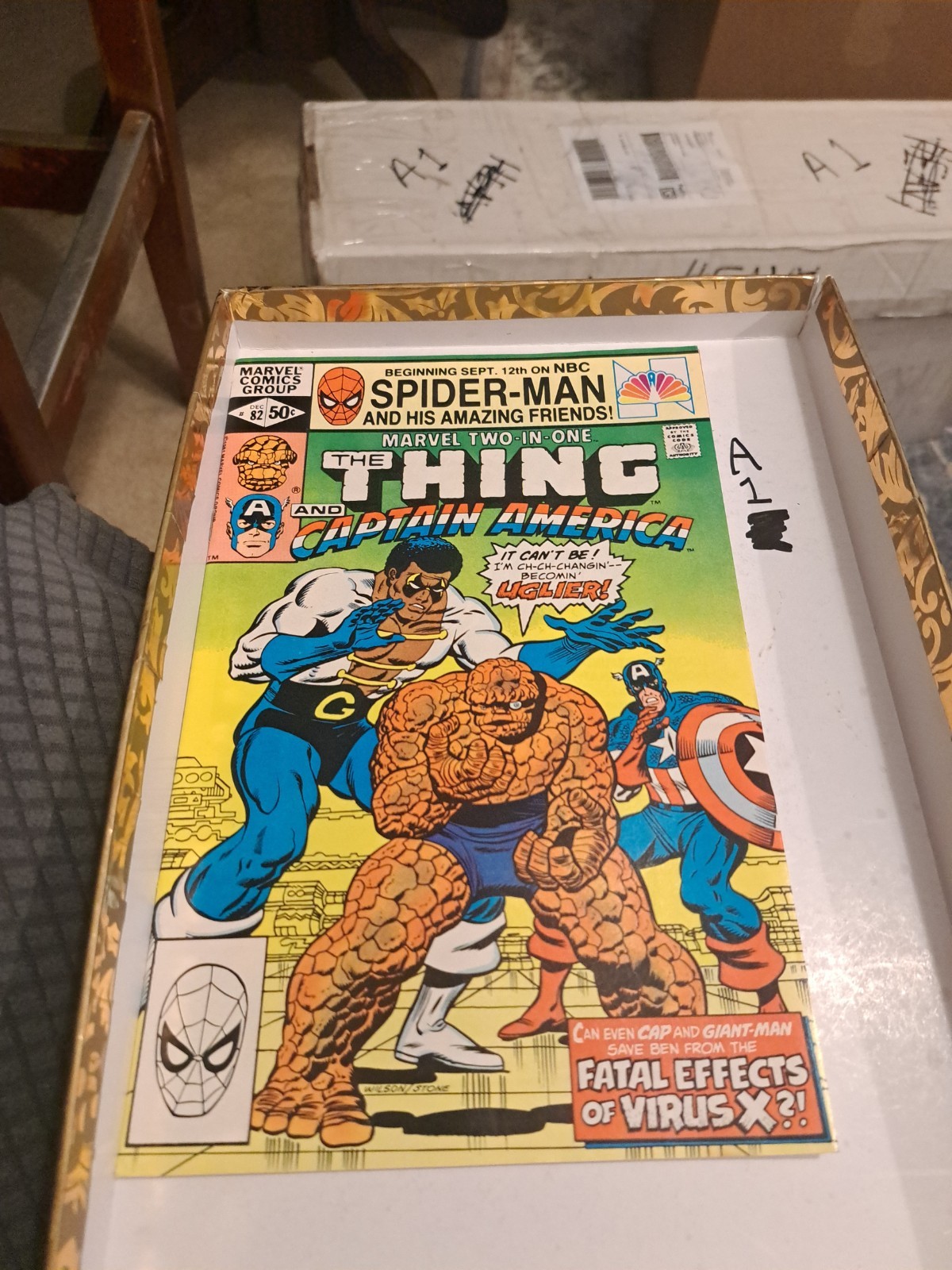Marvel Two-In-One #82 1981 Marvel The Thing Captain America Ron Wilson Cover