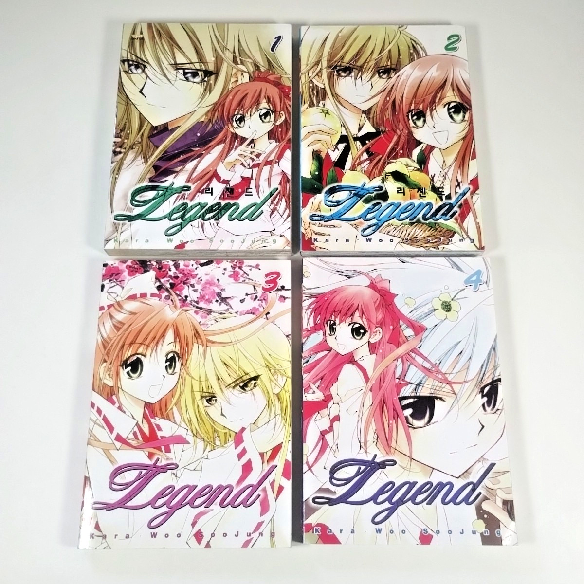 Legend Vols 1-4 Manga Graphic Novels Kara Woo Soo Jung Anime Yen Press