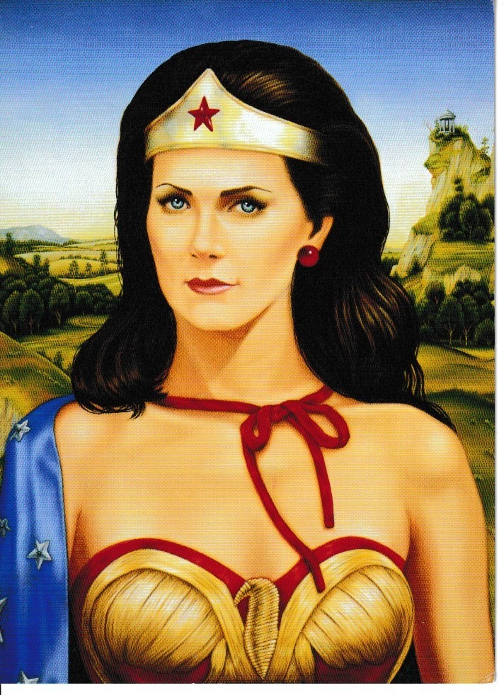 WONDERWOMAN Carte Postale collector vierge non utilisée  édition Californie 2005