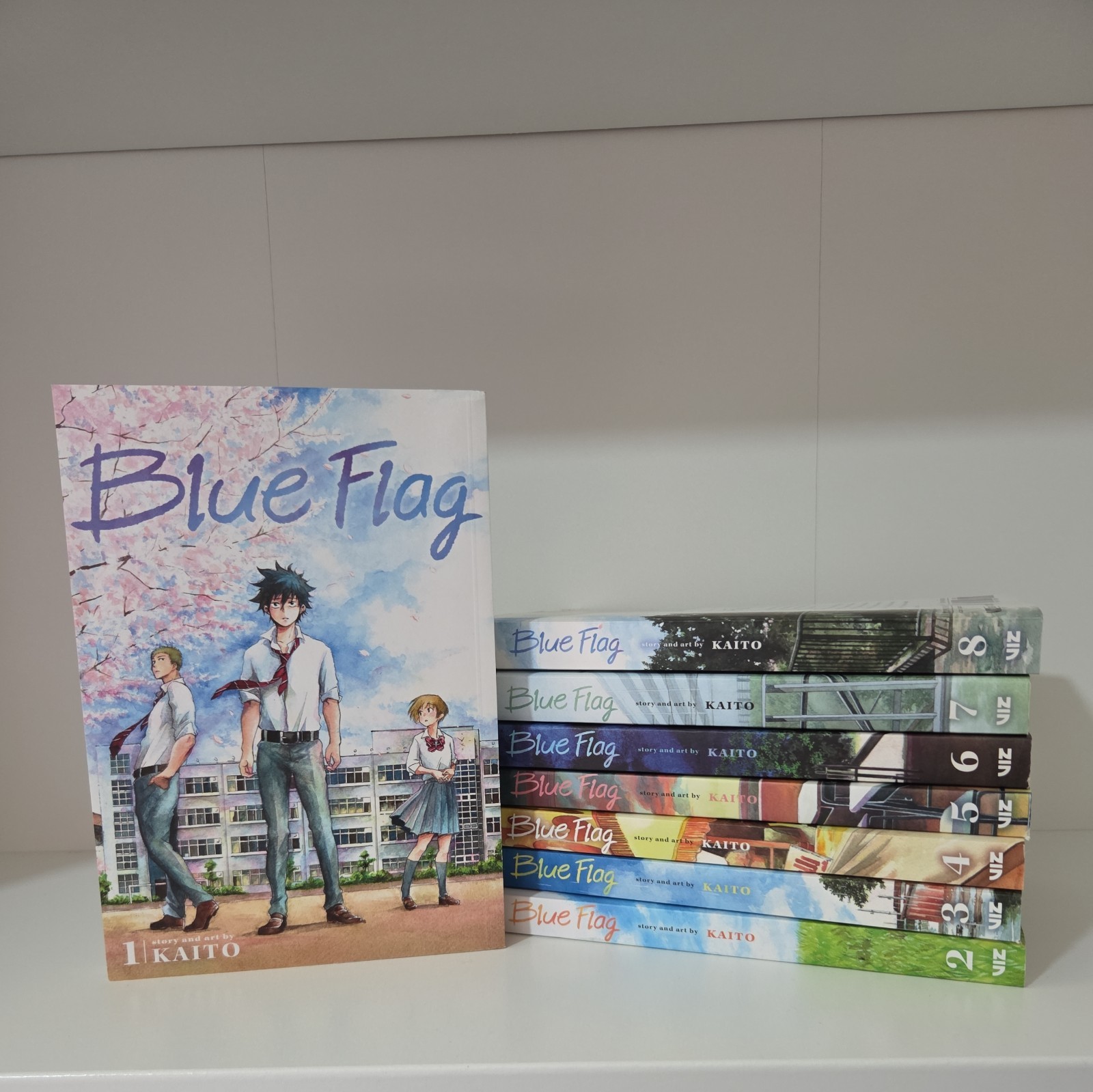Bandiera Blu Manga Set Completo Volumi 1-8 Edizione Inglese