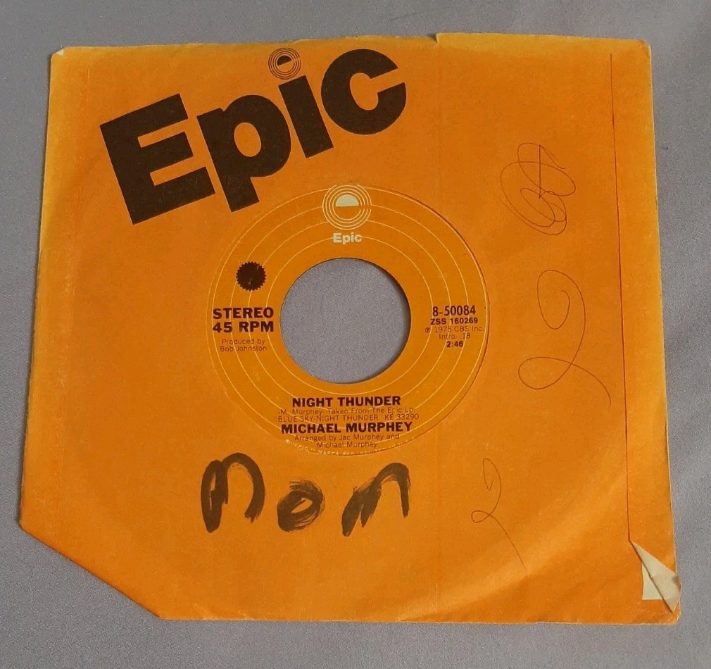 Michael Murphey 45 Wildfire / Night Thunder Epic 8-50084 vg+