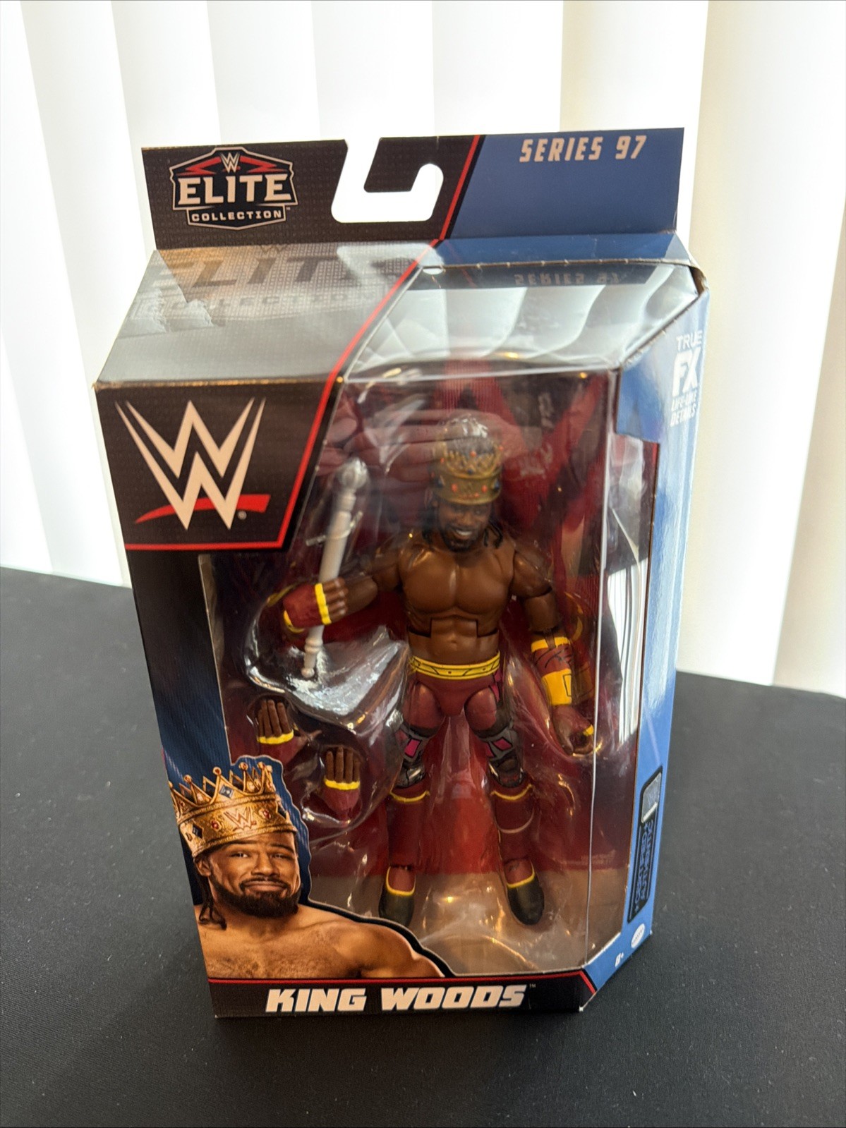 WWE King Woods Elite Collection Series 97 Chase Wrestling Figure Mattel 2022