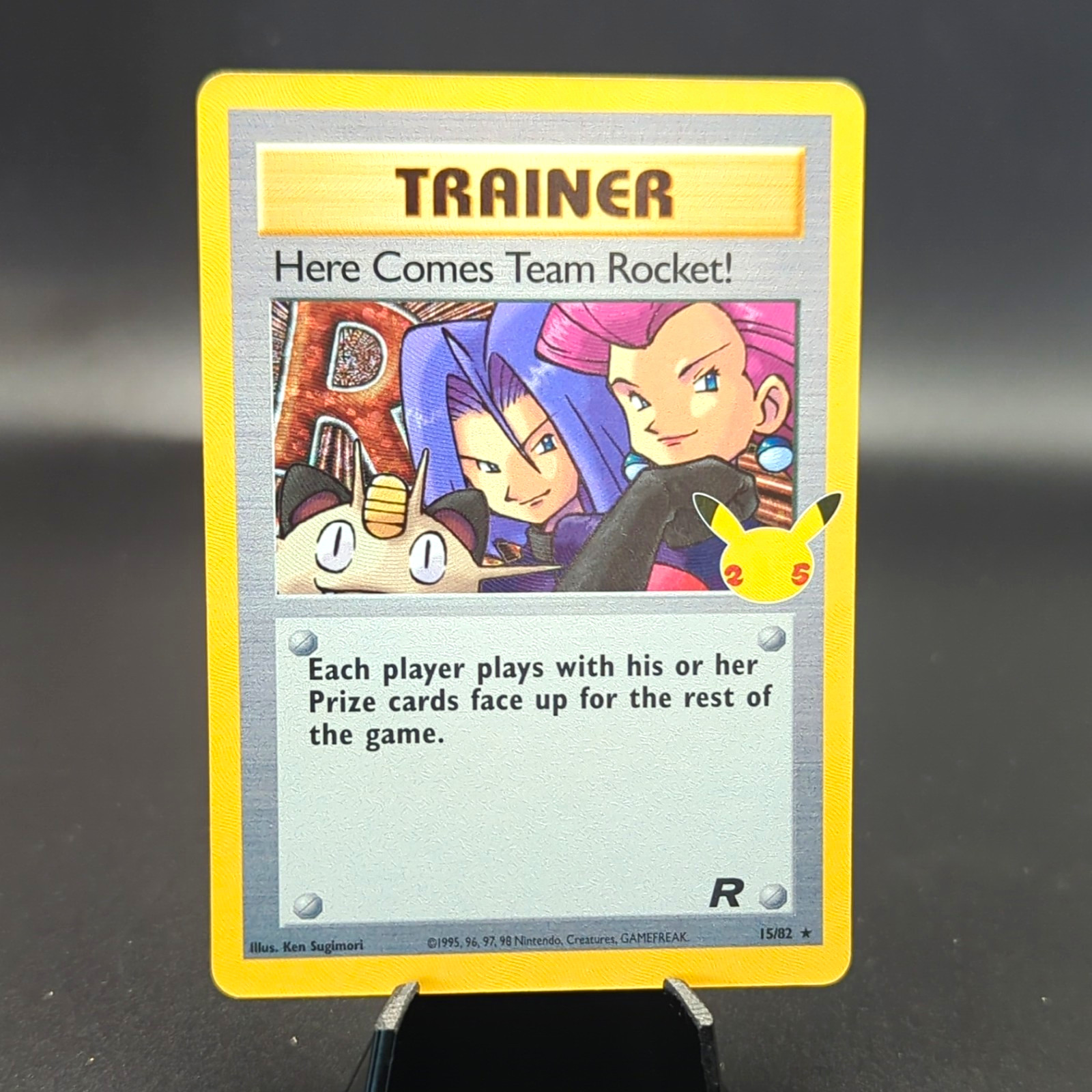 Pokémon TCG Arriva Team Rocket! 15/82 Eng Celebrazione Rara