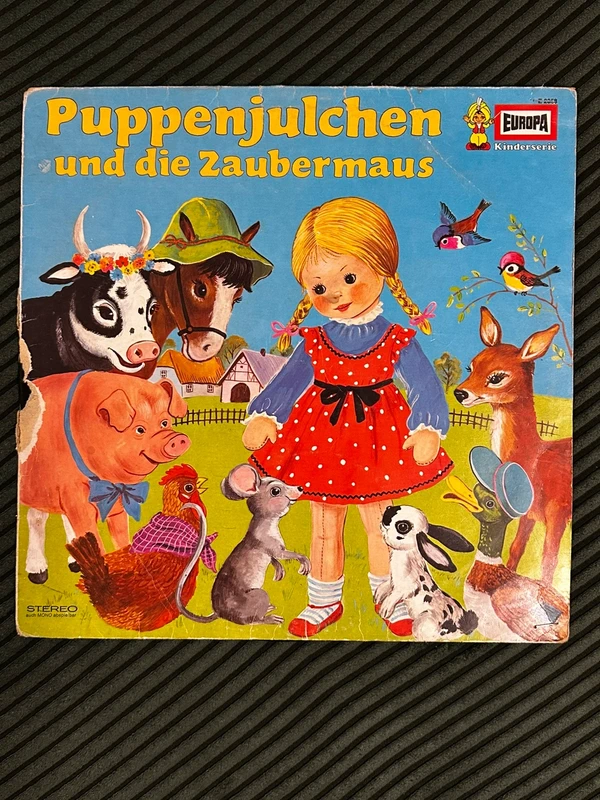 Vinyl Schallplatte Puppenjulchen und die Zaubermaus EUROPA
