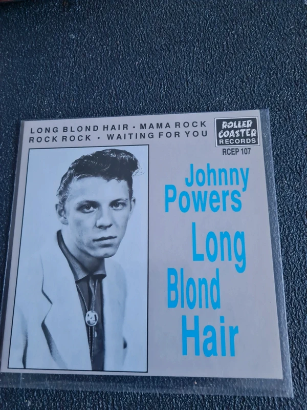 Johnny Powers " Long Blond Hair " Rollercoaster Rcep 107 tbe 1989