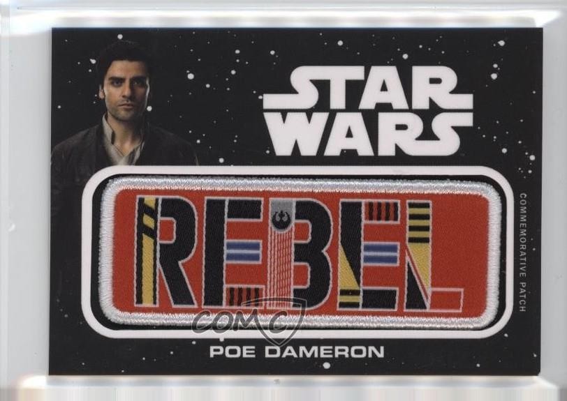 2019 Star Wars: Journey to The Rise of Skywalker Poe Dameron Jumbo Patch 0dk