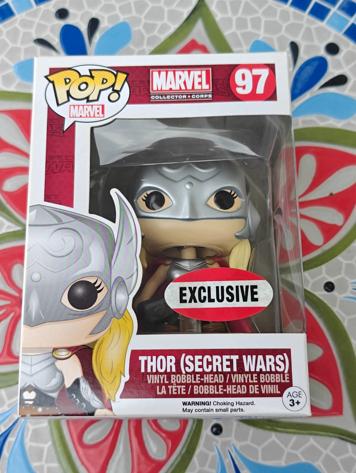 FUNKO POP! Thor (Guerre Segrete) 97 Esclusiva Jane Foster Marvel Collector Corps