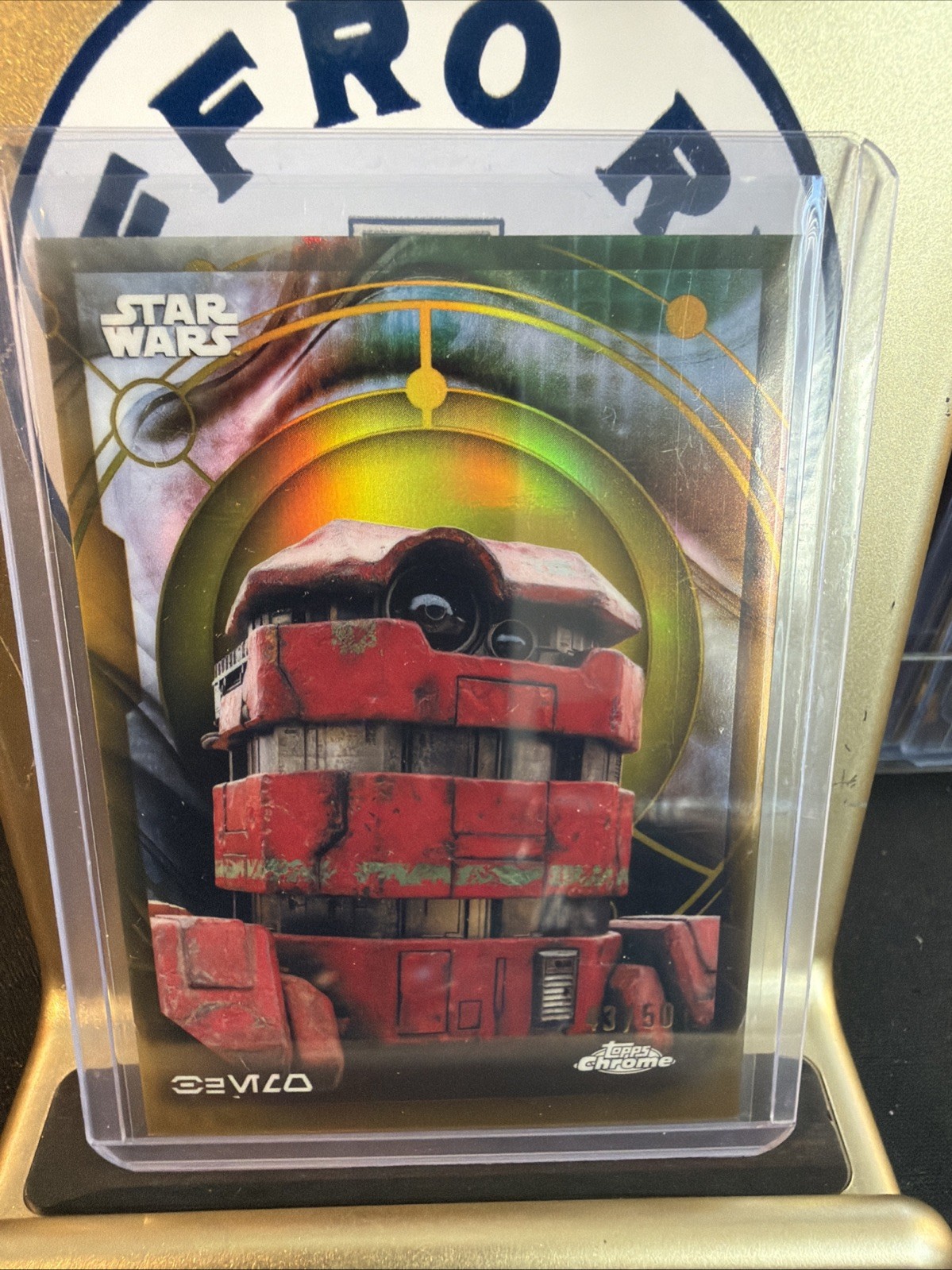 2026 Topps Chrome Star Wars B2EMO Gold Refractor /50