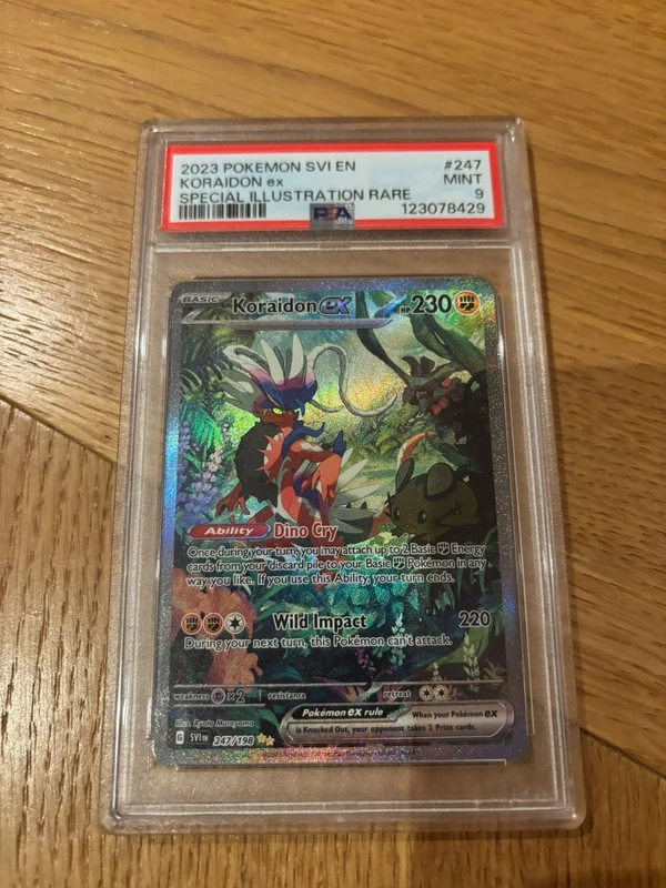 Pokémon Koraidon ex 247/198 – PSA 9 MINT – Special Illustration Rare – Scarlet & Violet