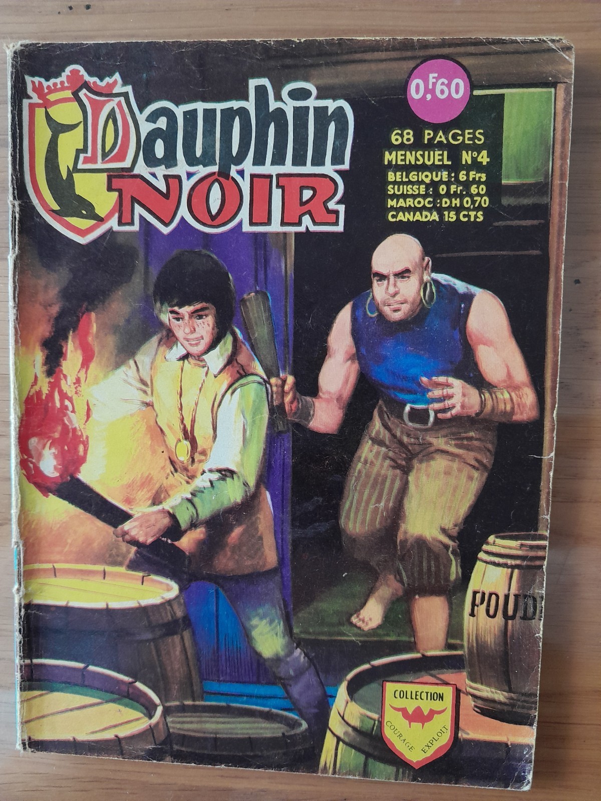 DAUPHIN NOIR     N°05    AREDIT    1969    TBE