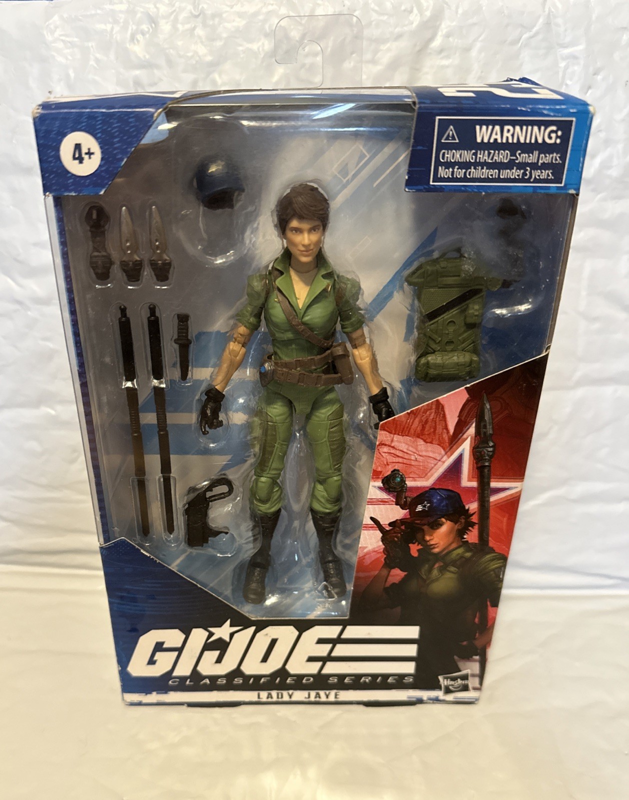 G.I. Joe Classified Series Lady Jaye #25 Modellino 6" Hasbro 2021 NUOVO NUOVO CON SCATOLA