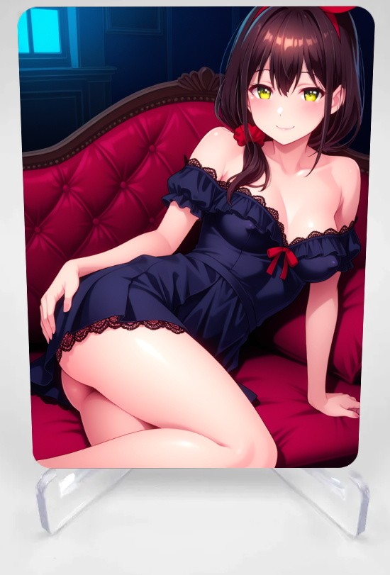 Stampa artistica anime Casino Mob Maid - Card/4x6/5x7 Waifu da collezione AMW-CMM-37