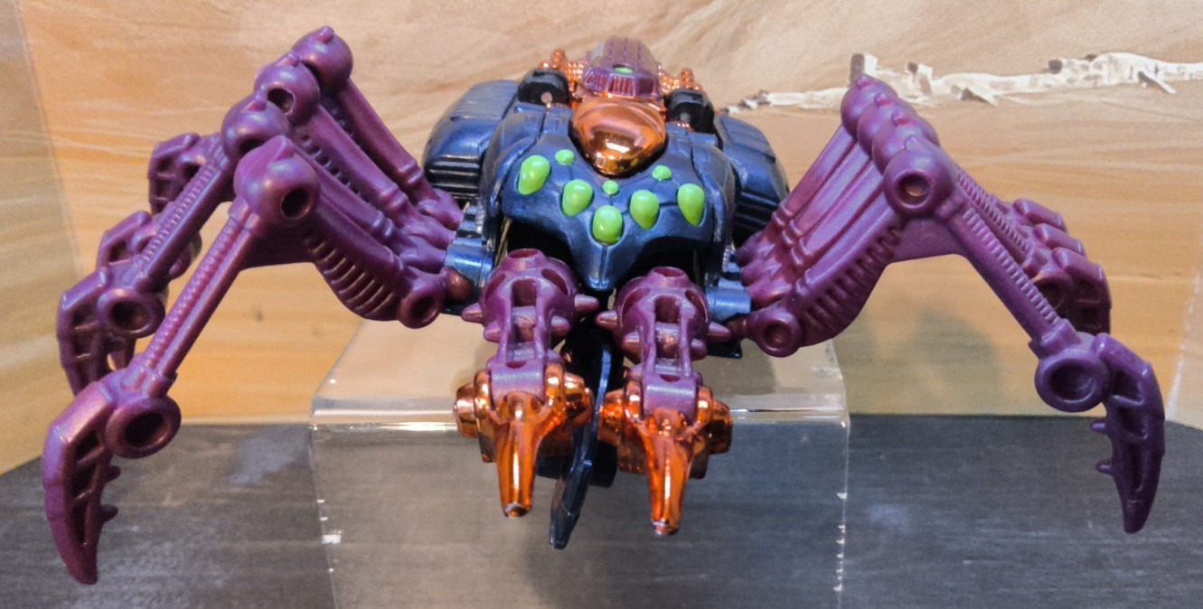 Takara Japanese Beast Wars Transmetals Deluxe Tarantulas Destron Complete