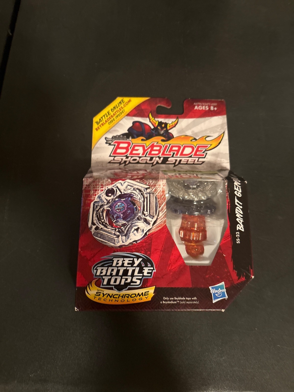 Beyblade Shogun Steel Bandit Genbu SS-23 sigillato raro tipo resistenza