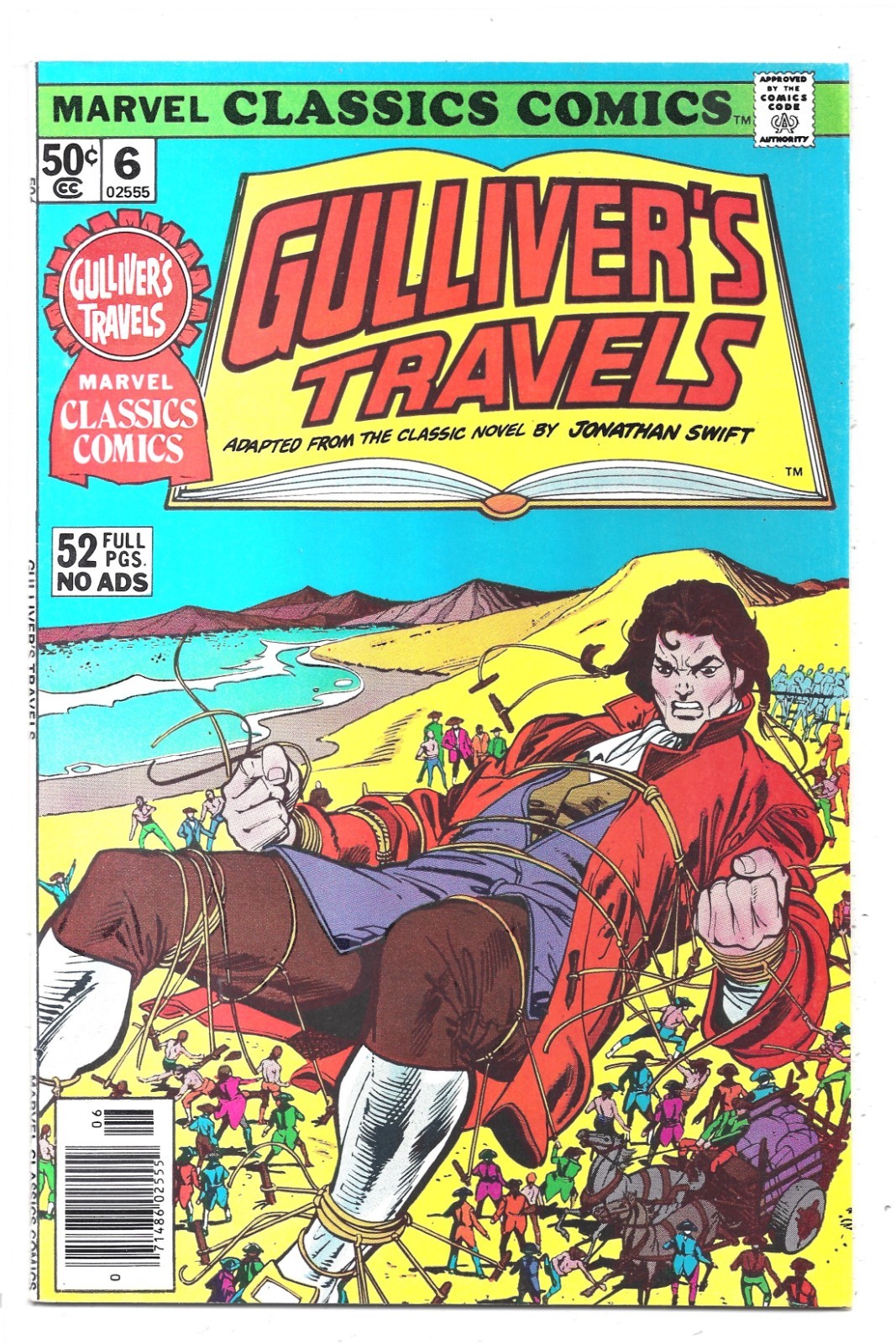 Marvel Classics Comics #6 VF+ (8.5) 1976 - Kane Busting Loose Gulliver's Travel