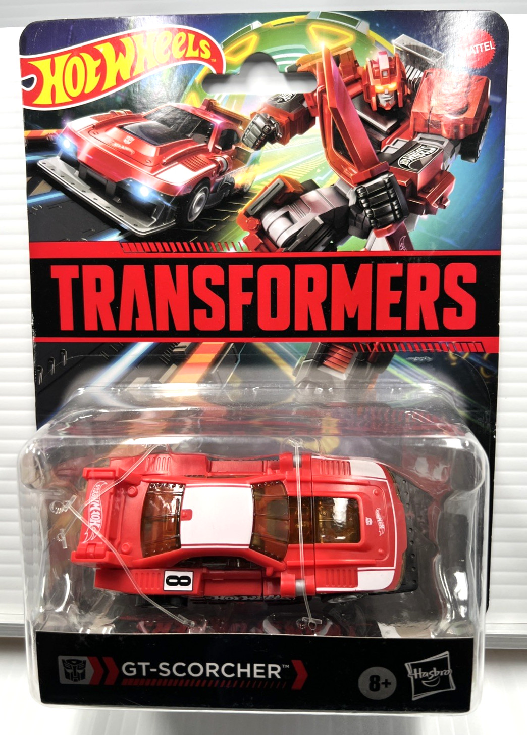 Transformers Toys Hot Wheels Transformers 5" GT-Scorcher Action Figure