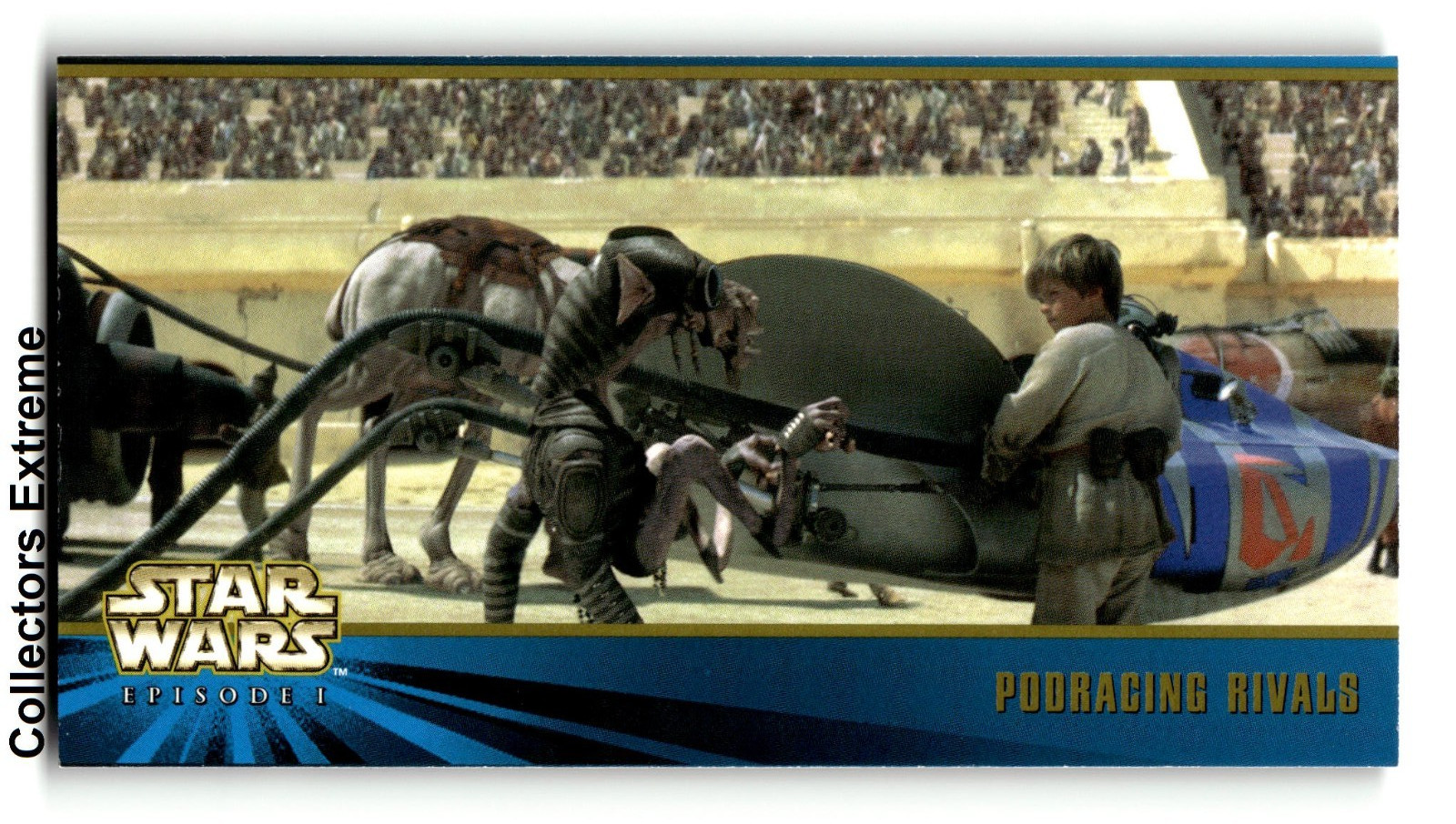 1999 Topps Widevision Star Wars: Episode I Series 2 Card #37 Podracing Rivals