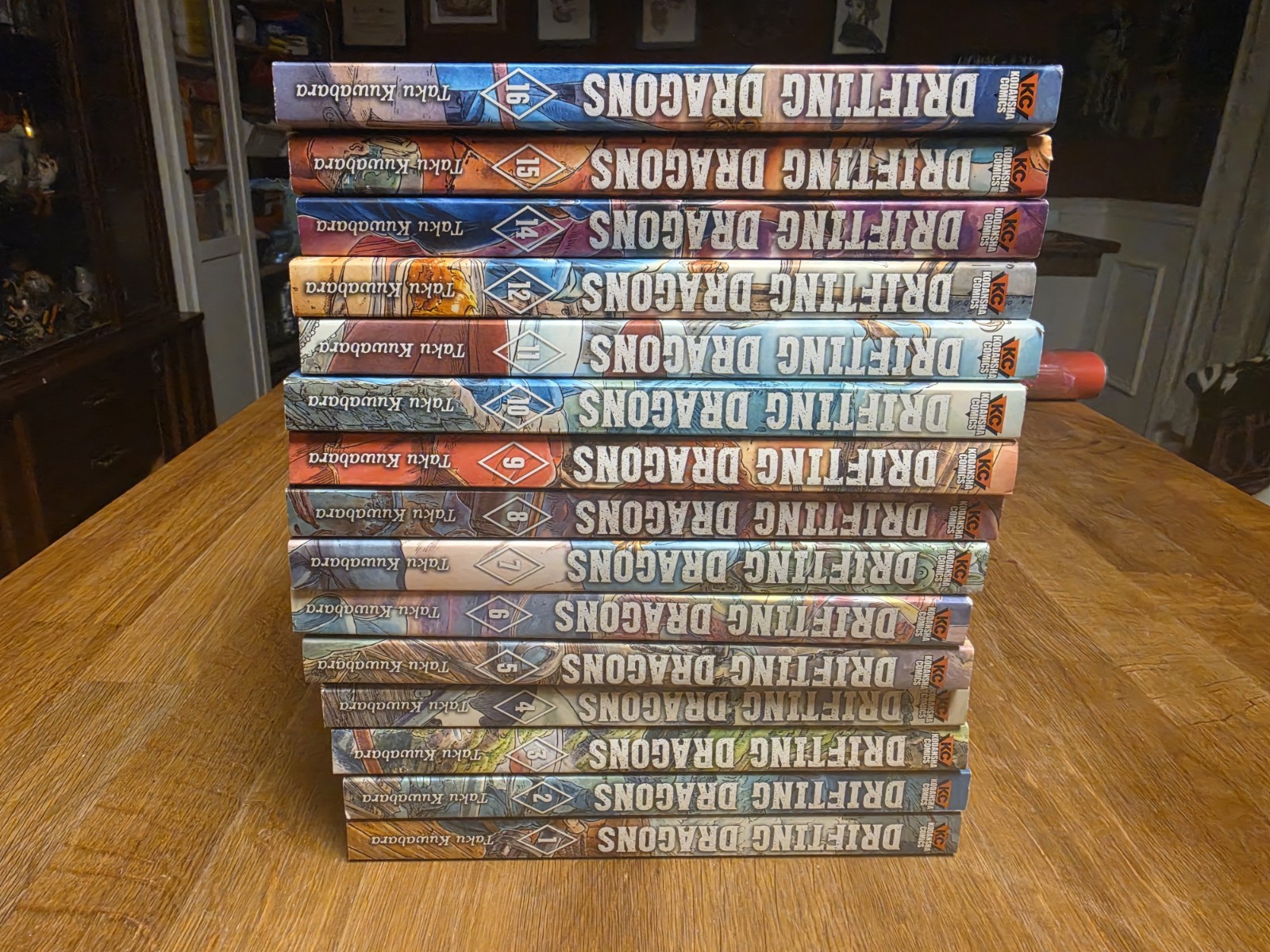 Kodansha Manga Drifting Dragons Vol. 1 - 12, 14 - 17 inglese
