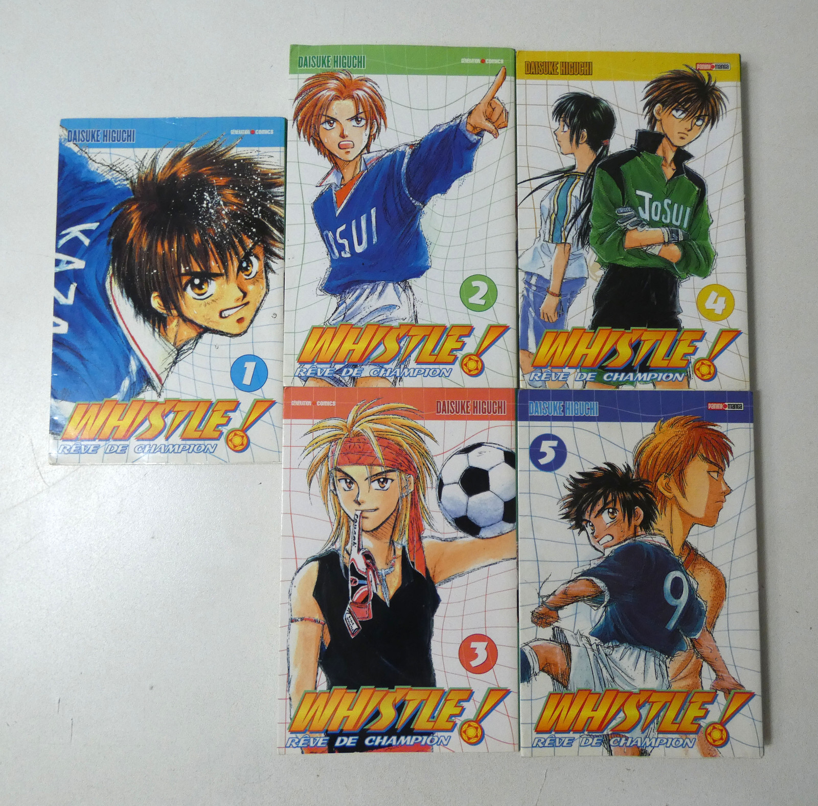 Manga Whistle! de Daisuke Higuchi Tome 1 à 5