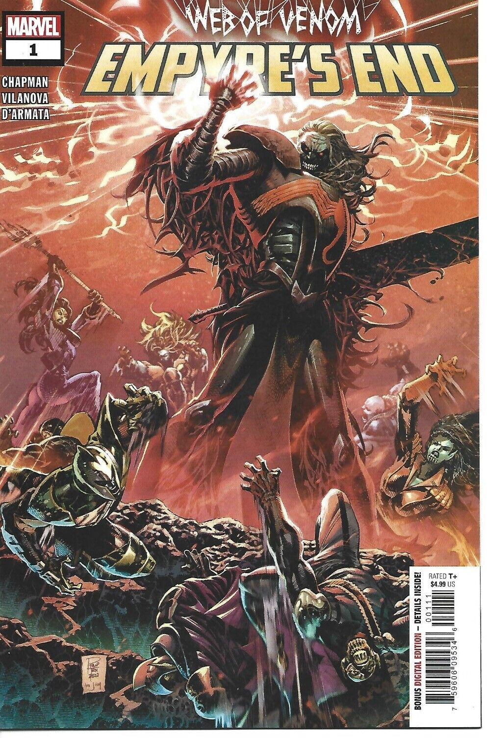 WEB OF VENOM EMPYRE'S END #1 PHILIP TAN VARIANT MARVEL COMICS 2021 NEW UNREAD