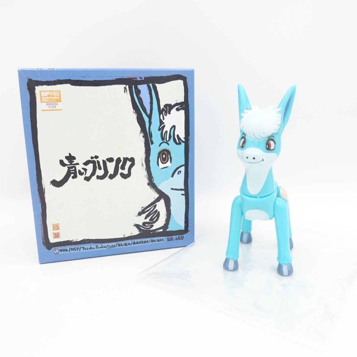 Blue Blink Sofubi Figura Tezuka Osamu WF2024 Estate Denboku Tsukai Goraku Nuovo 66