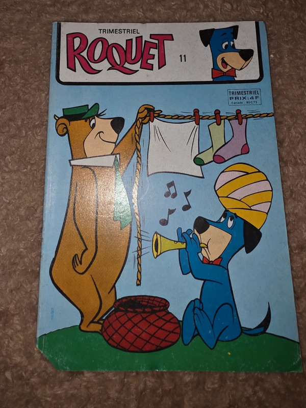 Roquet n°11 – Hanna-Barbera – BD vintage – Sagédition – Complet